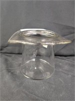 Glass Hat Form Dish