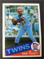1985 Topps #536 Kirby Puckett Minnesota Twins RC