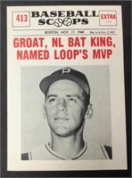 1961 Baseball Scoops #413 Dick Groat
