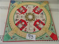 Vintage Little Red School House game board-15" x