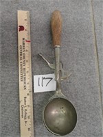 Antique Ice Cream scoop-wood handle