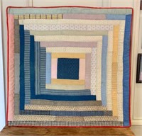 Small Old Hand Sewn Quilt