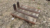 Steel Skid Platform & 2 Pallet Forks