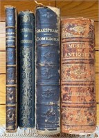 Four Hardback Antique Books Shakespeare
