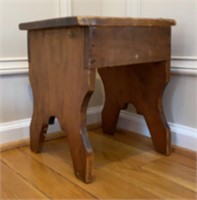Antique Country Primitive Bench Stool