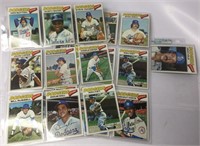 Assorted 1977 Topps Doders Cards Great Condition