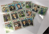 Assort 1977 Topps  White Sox Cards Great Condition
