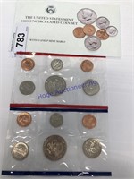 1989 US MINT UNCIRCULATED COIN SET W/ D AND P MARK