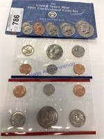 1991 US MINT UNCIRCULATED COIN SET W/ D AND P MARK
