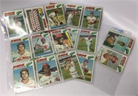 Assorted 1977 Topps Reds Cards - Great Condition