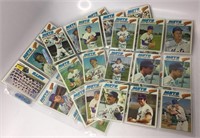 Assorted 1977 Topps Mets Cards - Great Condition
