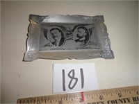 Theodore Rosevelt & Chase W Fairbanks coin tray