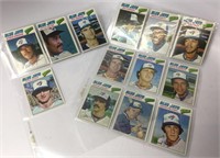 Assort 1977 Topps Blue Jays Cards-Great Condition