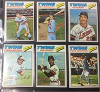 Assorted 1977 Topps Twins Cards - Great Condition
