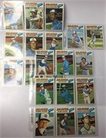 Assorted 1977 Topps Braves Cards - Great Condition