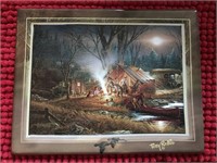 Terry Redlin numbered plaque “campfire tales”