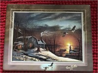 Terry Redlin numbered plaque “sharing season 1”