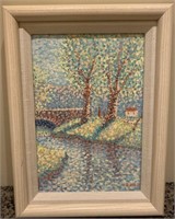 Signed Jean Bellon Painting #2 (French, B. 1944)