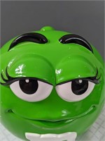 M&M Green Cookie Jar