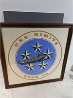 Vintage Navy Nimitz Framed Print