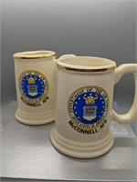 McConnell AFB Mugs Pair