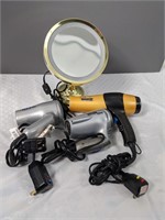 Make-up Mirror and Hair Dryers