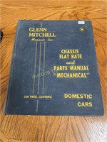 Glenn Mitchell Rate / Parts Manual,  Vintage