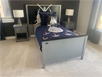 TWIN BED & DESK