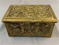 Brass box, boîte en laiton, 3 x 5 inches-pouces