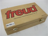 Freud Woodworking Router Bit Set In Case