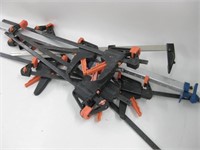 9 Assorted Clamps As Shown