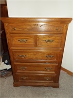Chest of Drawers and Dresser with Mirror