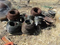 Lot Rolls of Smooth & Barbed Wire