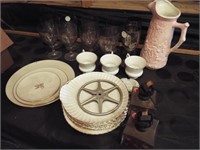 Assorted Glass and Plates