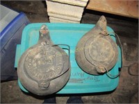 (2) Cast Iron Tea Pots