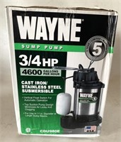 NEW Wayne CDU980E 3/4 HP Sump Pump #1