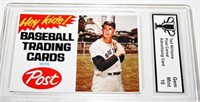 Graded Post Cereal Ted Williams Card