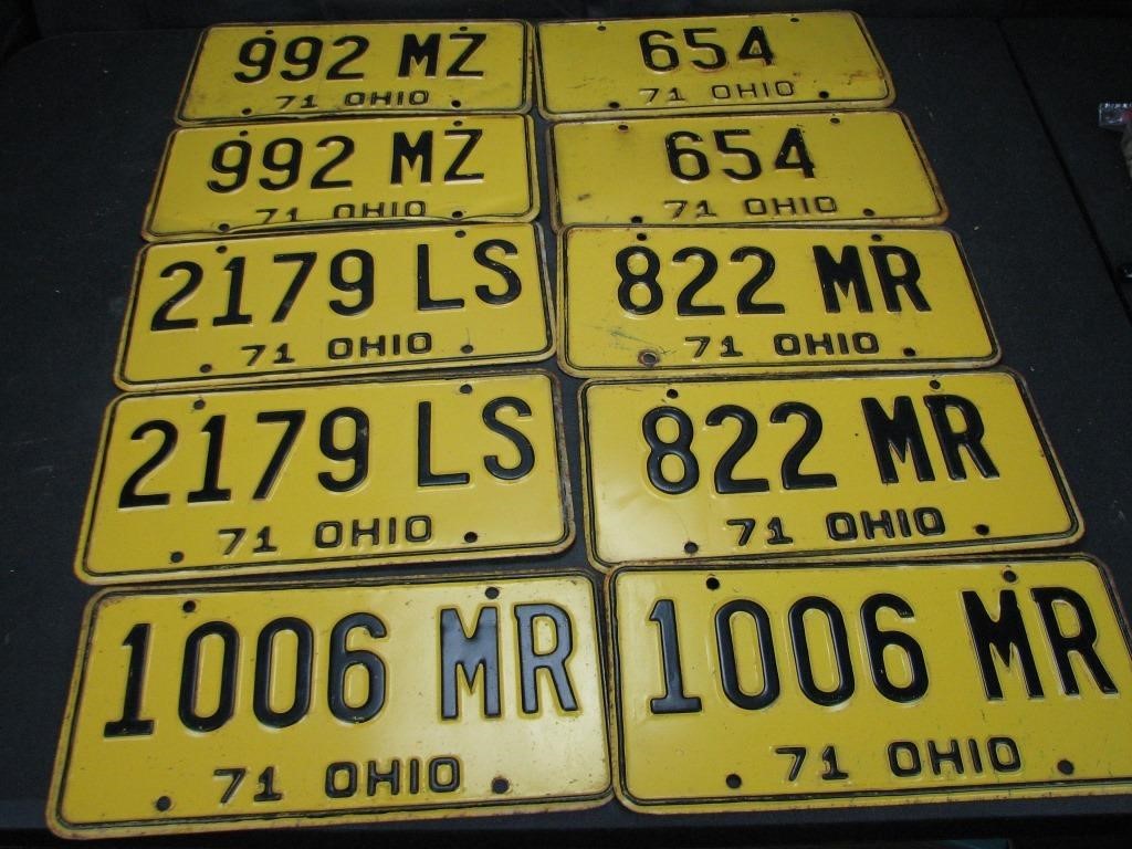 License Plate Collector Online Auction