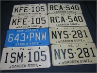 New Jersey License Plates