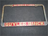 Vintage Buick Dealer License Plate Frame