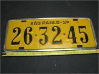 Brazil SAO-PAULO-SP License Plate