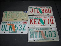 1980s/1990s Florida License Plates