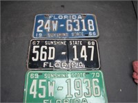 1960s Florida License Plates