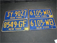 1970s New York License Plates
