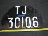 South Africa License Plate