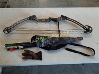 Genesis Compound Bow & Quiver of Arrows