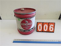 KENDALL "THE 2000 MOLE OIL" 5 GALLON PAIL (ONE