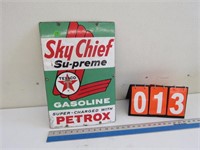 SKY CHIEF SU - PREME PORCLEIN PUMP SIGN MARKED