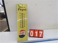 PEPSI - COLA TIN THEROMETER MARKED M - 165