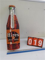 HIRES ROOT BEER TIN THEROMETER, DOES HAVE
